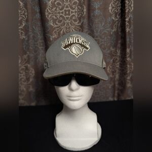 Men's Adidas Gray and Camo New York Knicks Hat Size L/XL